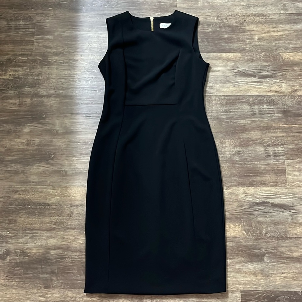 Calvin Klein Sleeveless Black Dress